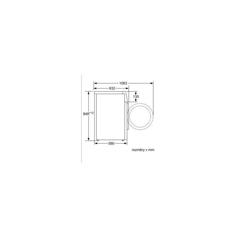 Pračka Bosch Serie 8 WAX32KH0BY bílá
