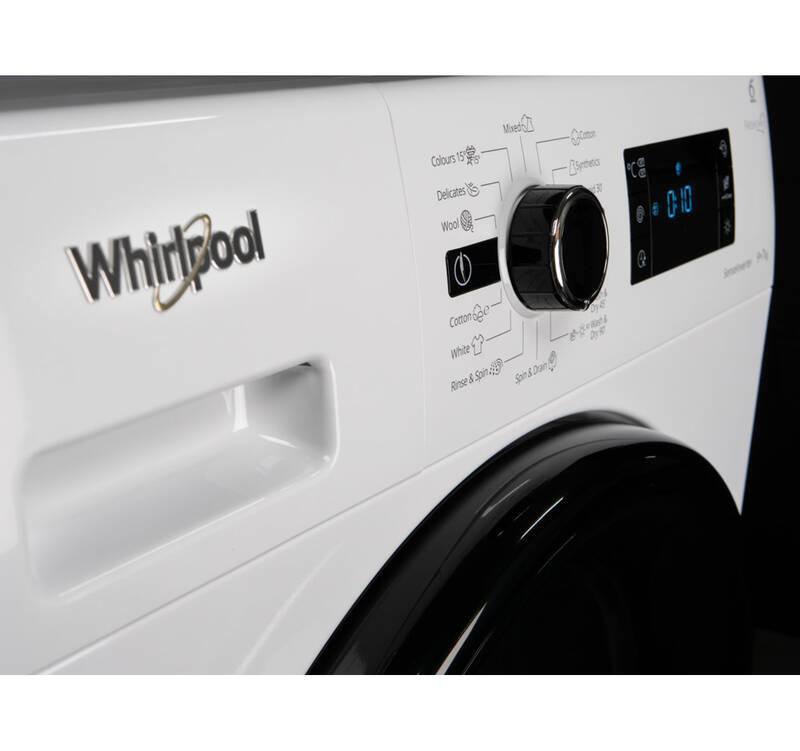 Pračka se sušičkou Whirlpool FreshCare FWDG97168B EU bílá barva