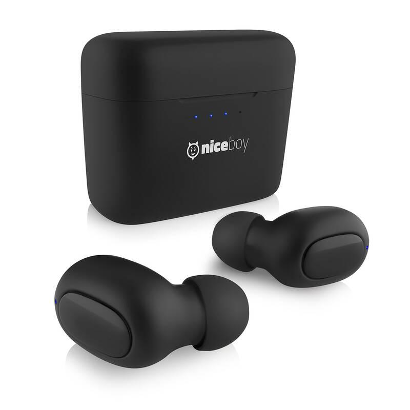 Sluchátka Niceboy HIVE Podsie černá