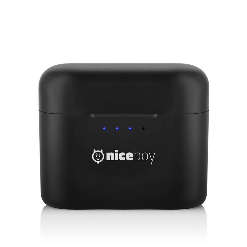 Sluchátka Niceboy HIVE Podsie černá