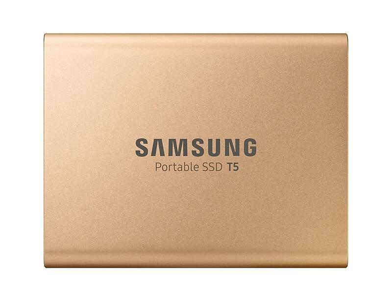 SSD externí Samsung T5, 1TB zlatý