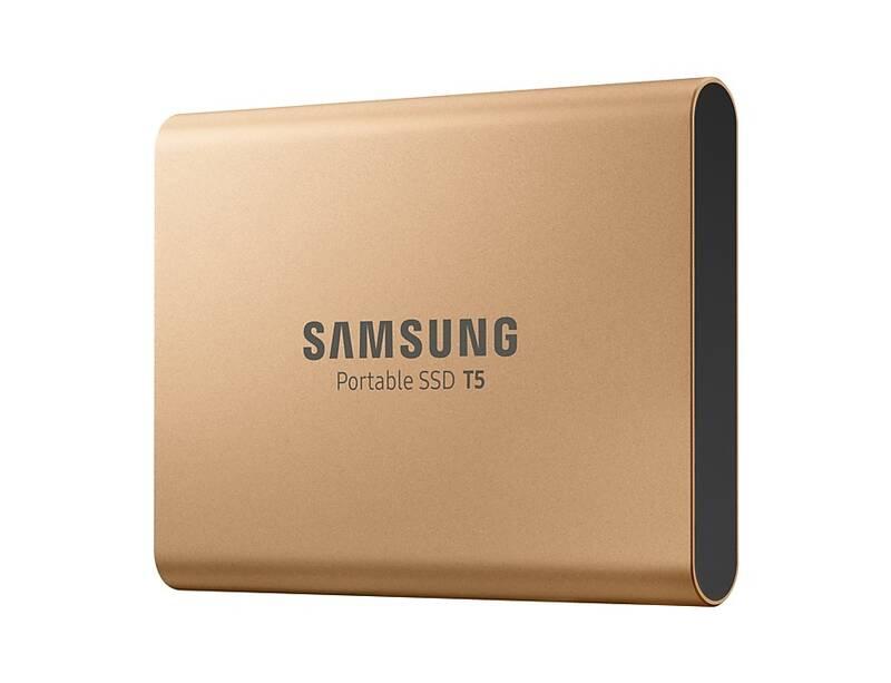 SSD externí Samsung T5, 1TB zlatý