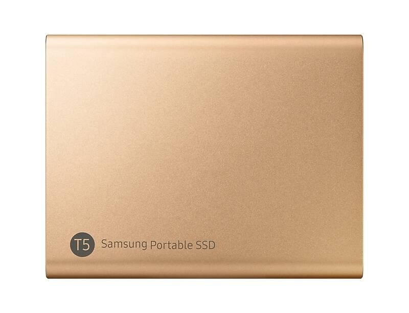 SSD externí Samsung T5, 1TB zlatý