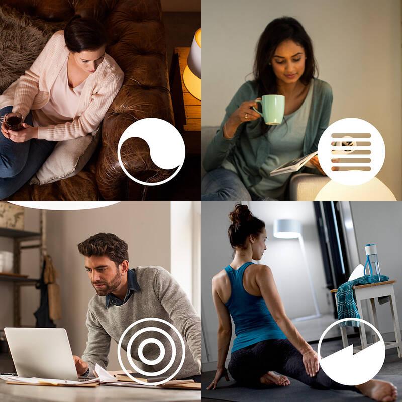 Startovací sada Philips Hue Bluetooth 9W, E27, White Ambiance Dimming Kit