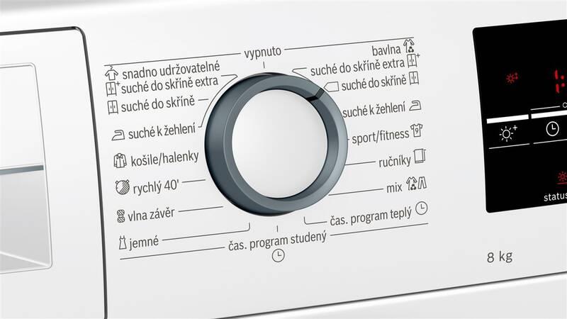 Sušička prádla Bosch Serie 6 WTR87TW0CS bílá