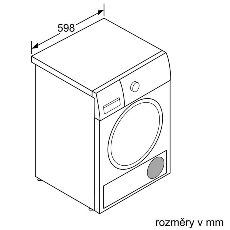 Sušička prádla Bosch Serie 8 WTX87MW0CS bílá, Sušička, prádla, Bosch, Serie, 8, WTX87MW0CS, bílá