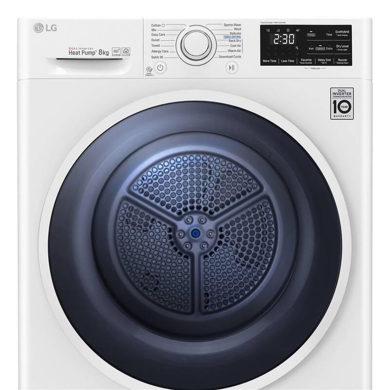 Sušička prádla LG RC80EU2AV4D bílá