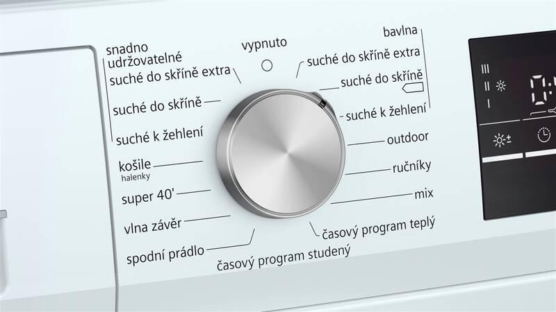 Sušička prádla Siemens iQ500 WT47RTW0CS bílá