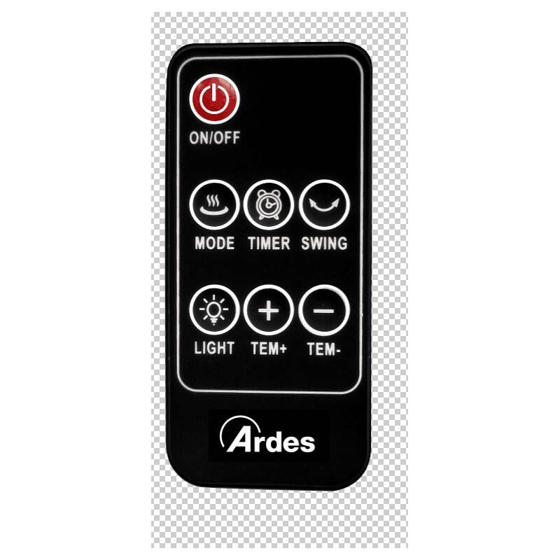 Teplovzdušný ventilátor Ardes 4BL1 černý