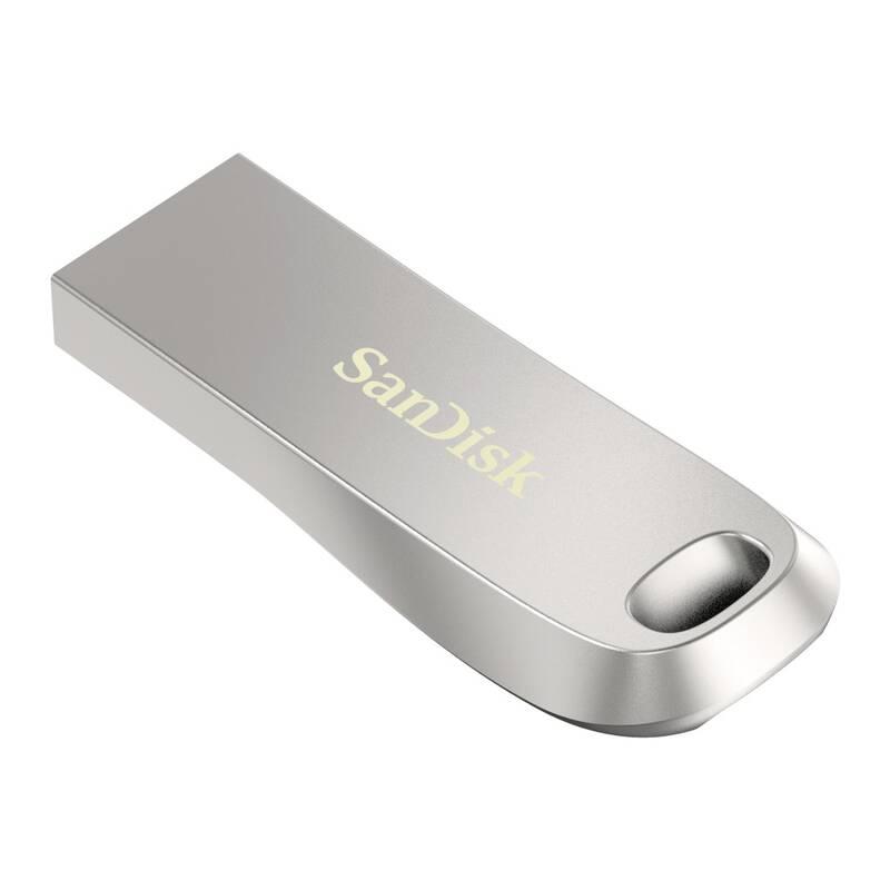 USB Flash Sandisk Ultra Luxe 128GB stříbrný