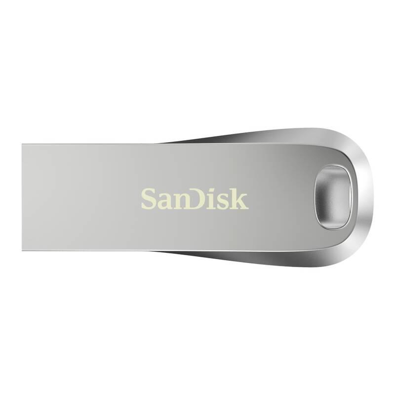 USB Flash Sandisk Ultra Luxe 64GB stříbrný, USB, Flash, Sandisk, Ultra, Luxe, 64GB, stříbrný