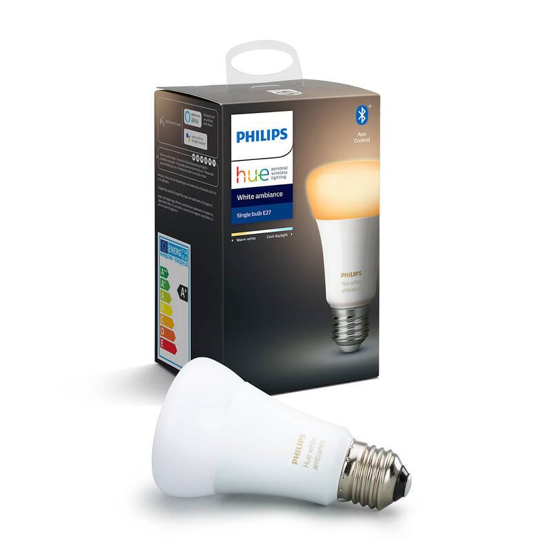 Žárovka LED Philips Hue Bluetooth 9W, E27, White Ambiance