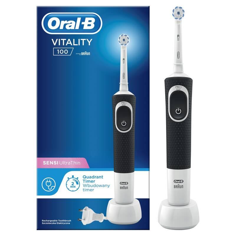 Zubní kartáček Oral-B Vitality 100 Black Sensitive