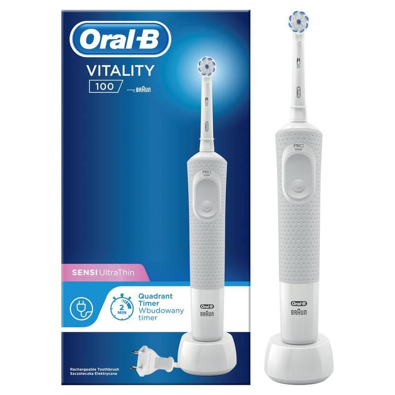 Zubní kartáček Oral-B Vitality 100 White Sensitive