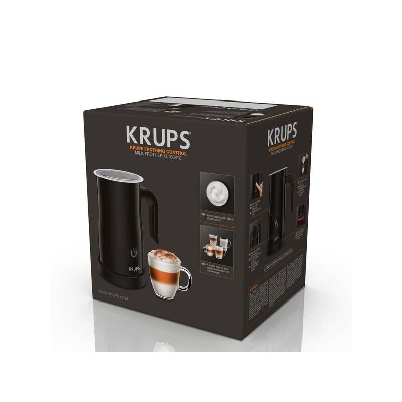 Automatický pěnič mléka Krups XL100810 černý, Automatický, pěnič, mléka, Krups, XL100810, černý