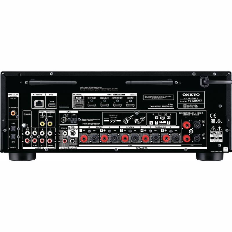 AV Receiver Onkyo TX-NR575E černý, AV, Receiver, Onkyo, TX-NR575E, černý