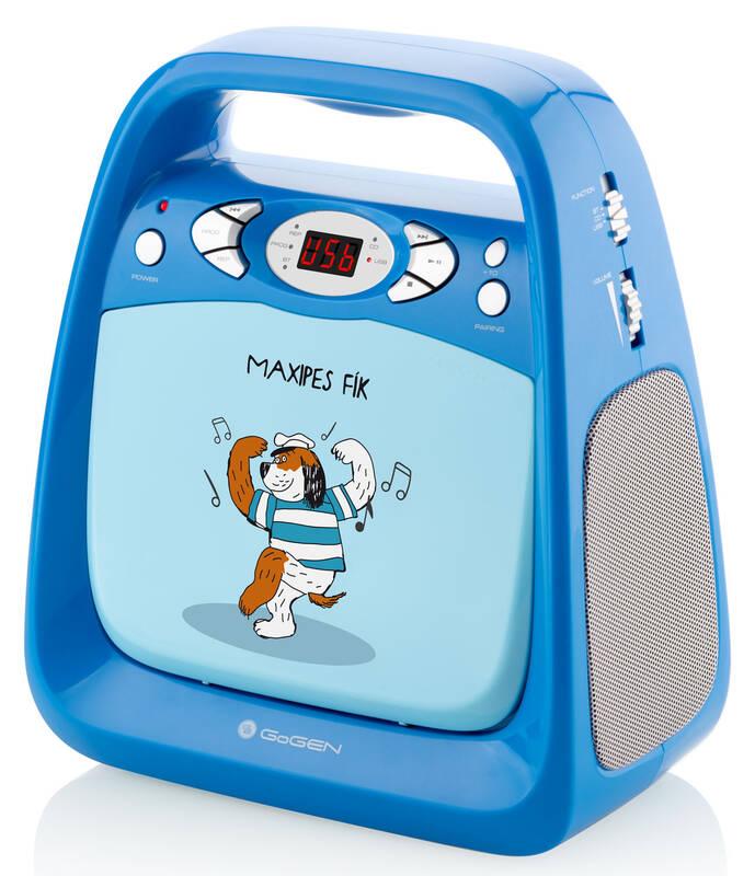 CD přehrávač GoGEN Maxipes Fík MAXI KARAOKE modrý