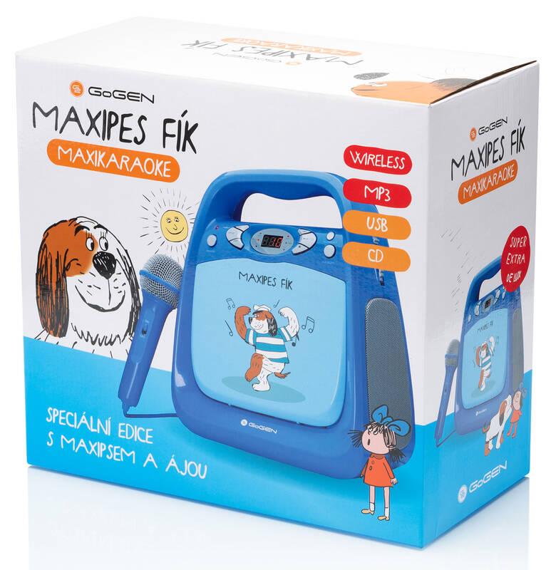CD přehrávač GoGEN Maxipes Fík MAXI KARAOKE modrý