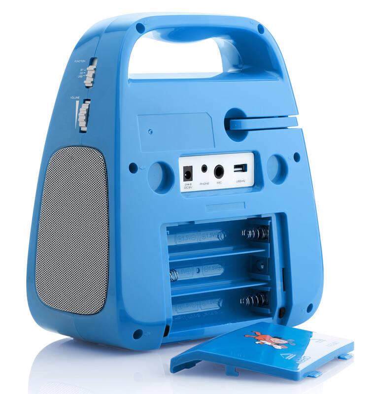 CD přehrávač GoGEN Maxipes Fík MAXI KARAOKE modrý