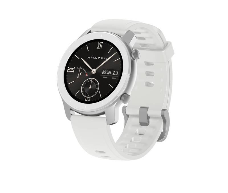 Chytré hodinky Xiaomi Amazfit GTR 42 mm - Moonlight White