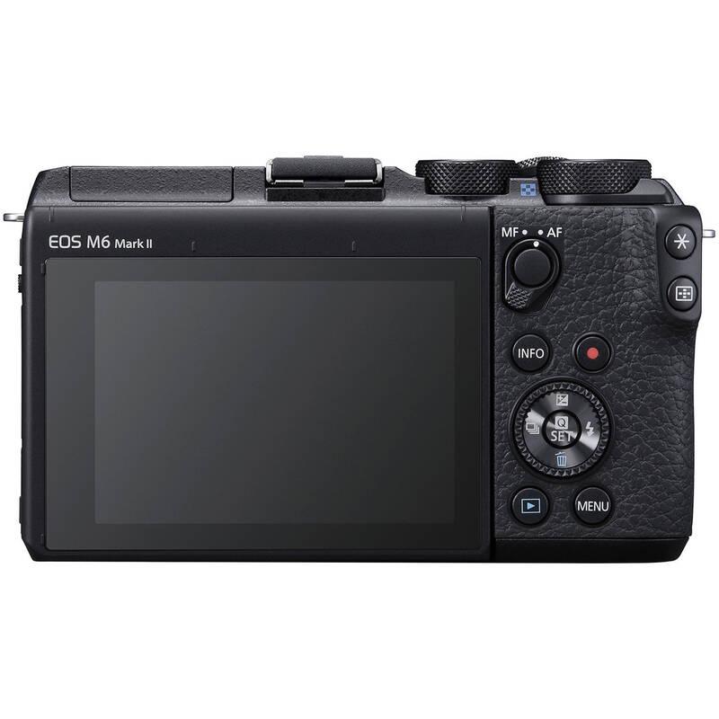 Digitální fotoaparát Canon EOS M6 MARK II, tělo černý, Digitální, fotoaparát, Canon, EOS, M6, MARK, II, tělo, černý