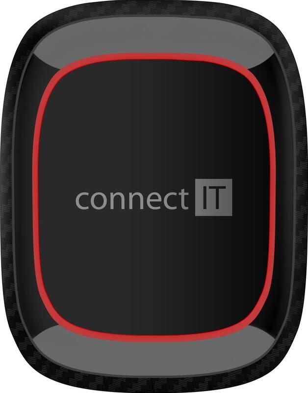 Držák na mobil Connect IT InCarz 4Strong360 Carbon, magnetický, do mřížky černý červený, Držák, na, mobil, Connect, IT, InCarz, 4Strong360, Carbon, magnetický, do, mřížky, černý, červený