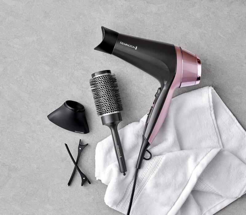 Fén Remington D5706 Curl&Straight Confidence černý růžový