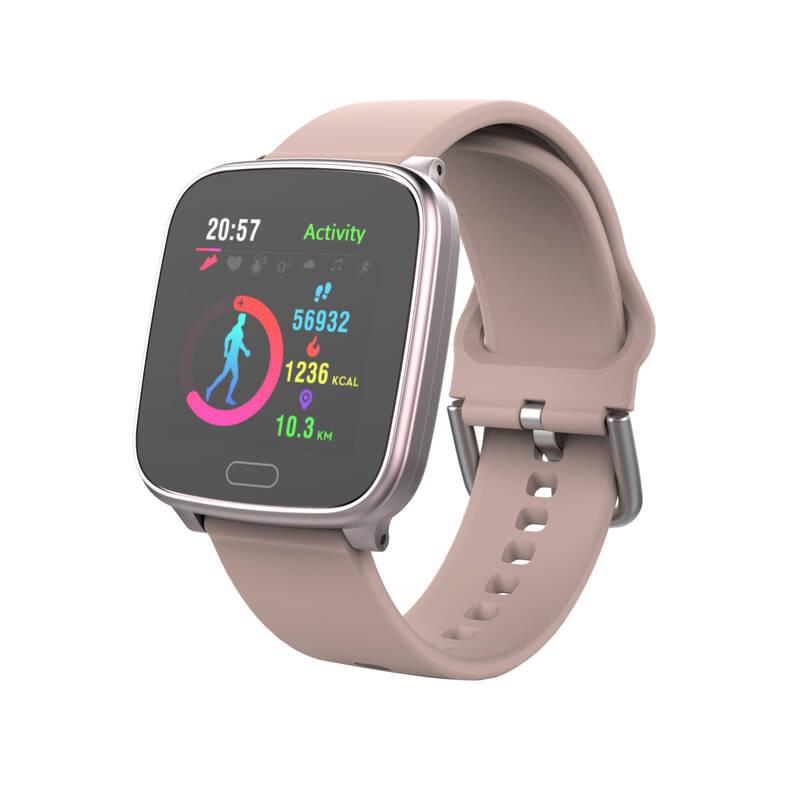 Fitness náramek Carneo SlimFit růžový