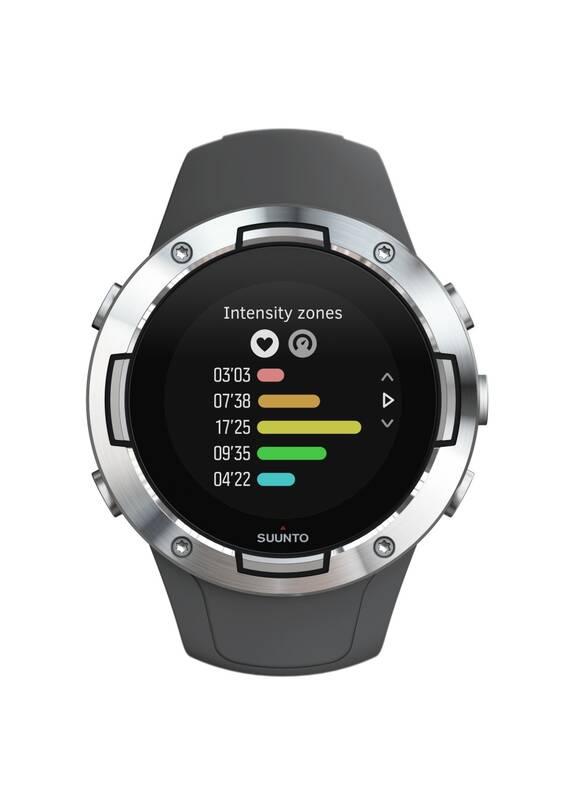 GPS hodinky Suunto 5 - Graphite Steel