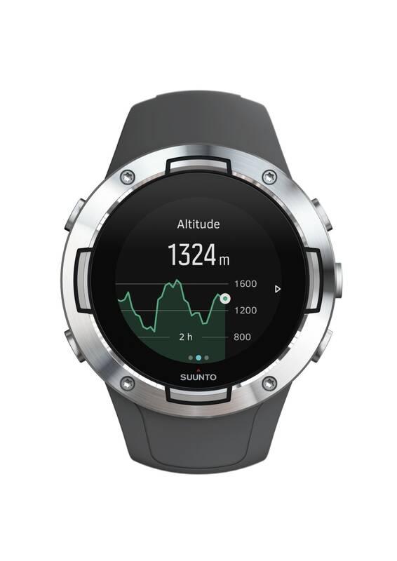 GPS hodinky Suunto 5 - Graphite Steel