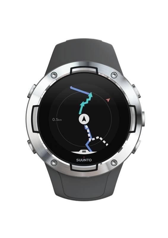 GPS hodinky Suunto 5 - Graphite Steel