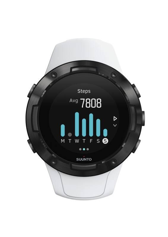 GPS hodinky Suunto 5 - White black