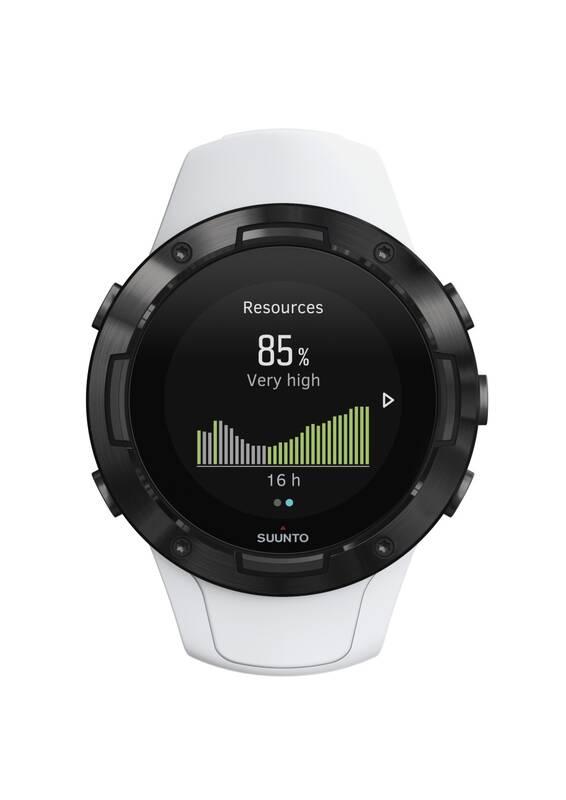 GPS hodinky Suunto 5 - White black, GPS, hodinky, Suunto, 5, White, black