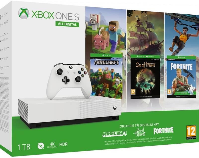 Herní konzole Microsoft Xbox One S 1 TB All-Digital Edititon