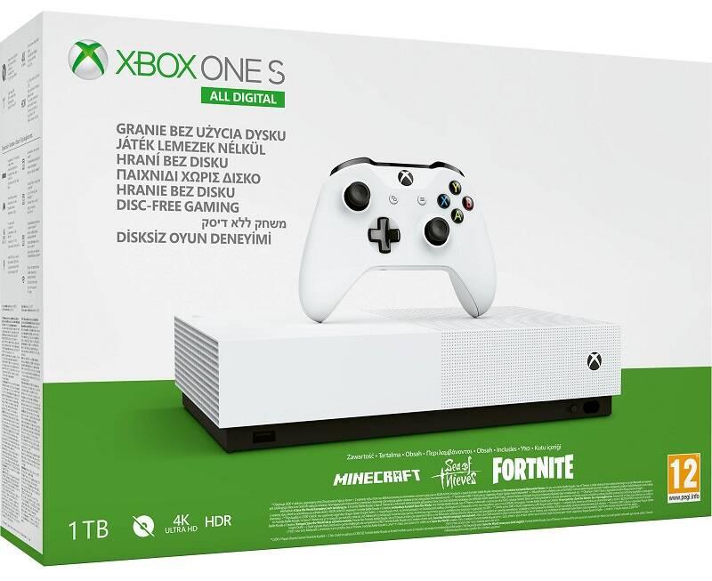 Herní konzole Microsoft Xbox One S 1 TB All-Digital Edititon