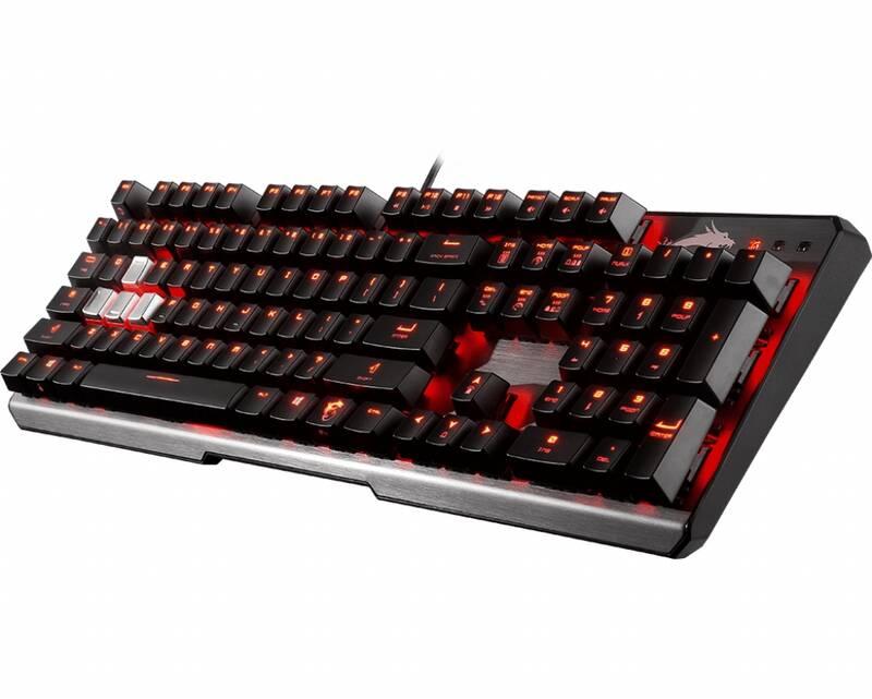 Klávesnice MSI Vigor GK60, CZ SK layout šedá