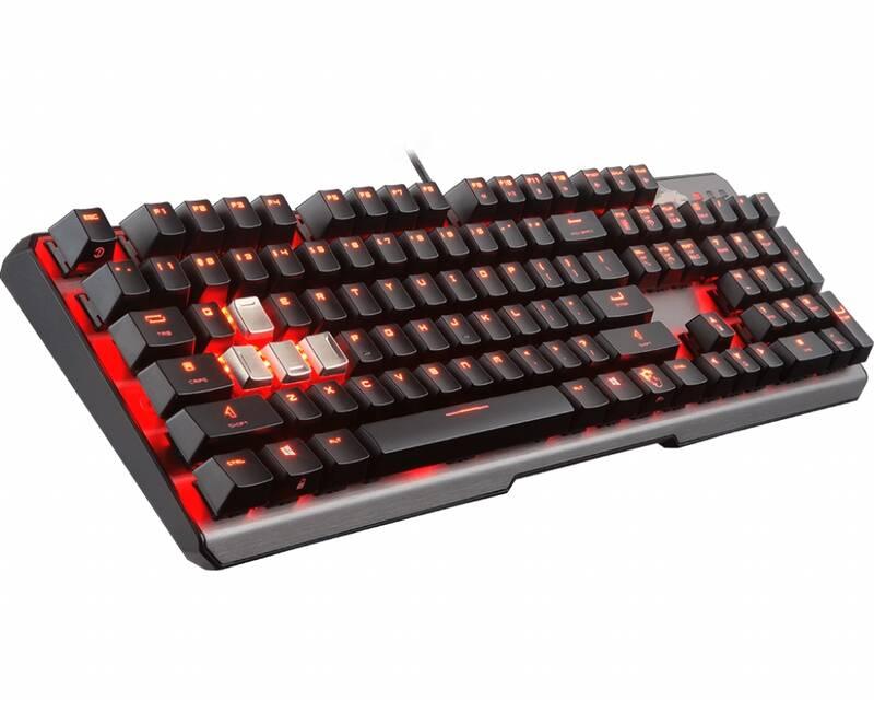 Klávesnice MSI Vigor GK60, CZ SK layout šedá