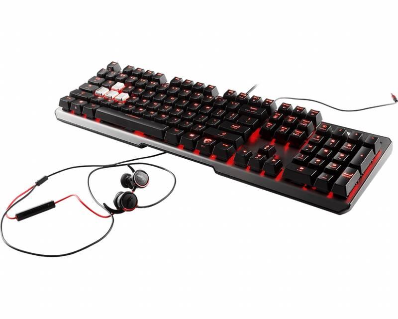 Klávesnice MSI Vigor GK60, CZ SK layout šedá