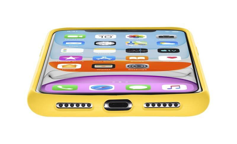 Kryt na mobil CellularLine SENSATION pro Apple iPhone 11 žlutý