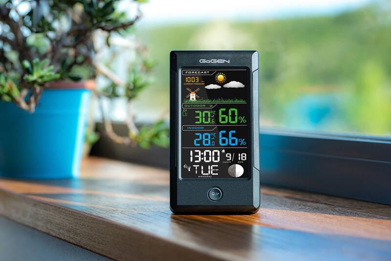 Meteorologická stanice GoGEN ME 1296 černá