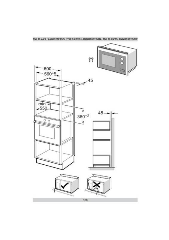 Mikrovlnná trouba Amica TMI 25 CXW bílá