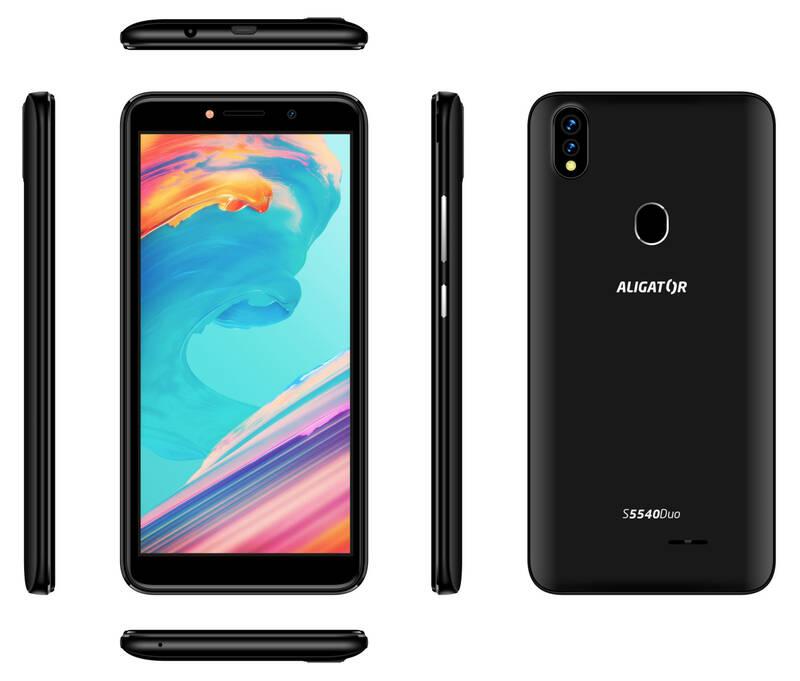 Mobilní telefon Aligator S5540 Dual SIM černý