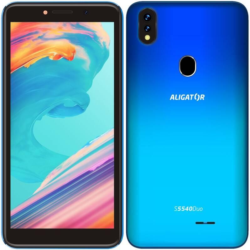 Mobilní telefon Aligator S5540 Dual SIM modrý