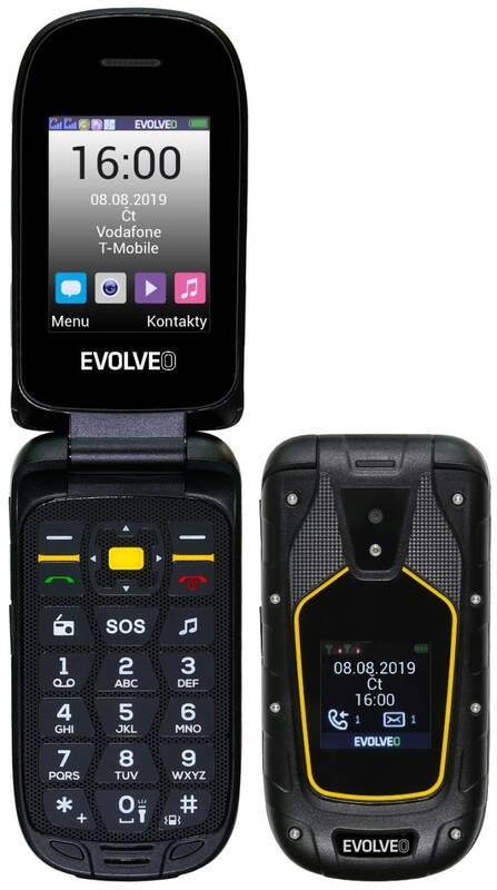 Mobilní telefon Evolveo StrongPhone F5 černý, Mobilní, telefon, Evolveo, StrongPhone, F5, černý