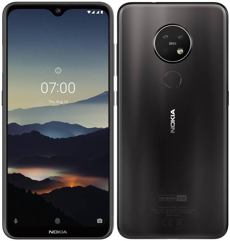 Mobilní telefon Nokia 7.2 Dual SIM černý