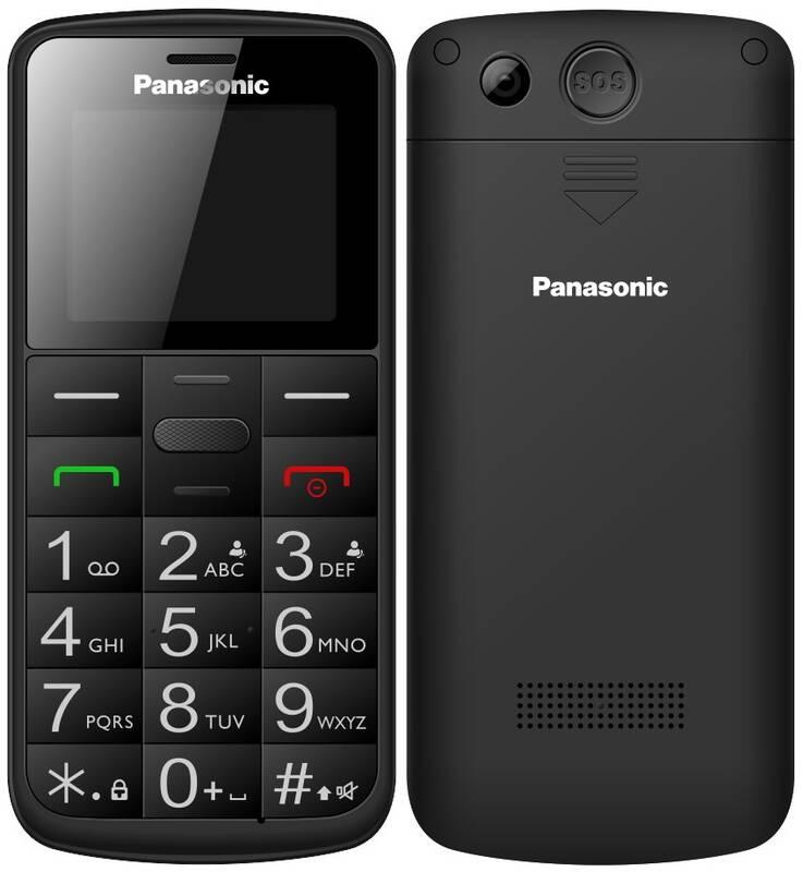 Mobilní telefon Panasonic KX-TU110EXB Dual SIM černý