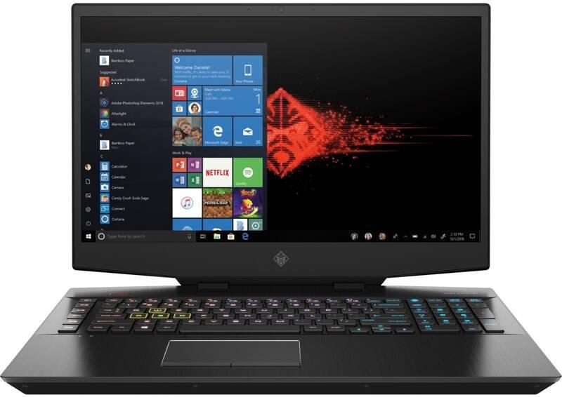 Notebook HP Omen 17-cb0104nc černý