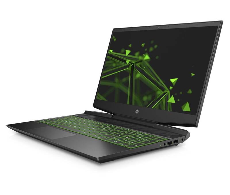 Notebook HP Pavilion Gaming 15-dk0015nc černý zelený