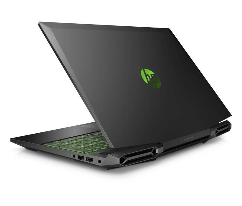Notebook HP Pavilion Gaming 15-dk0036nc černý zelený