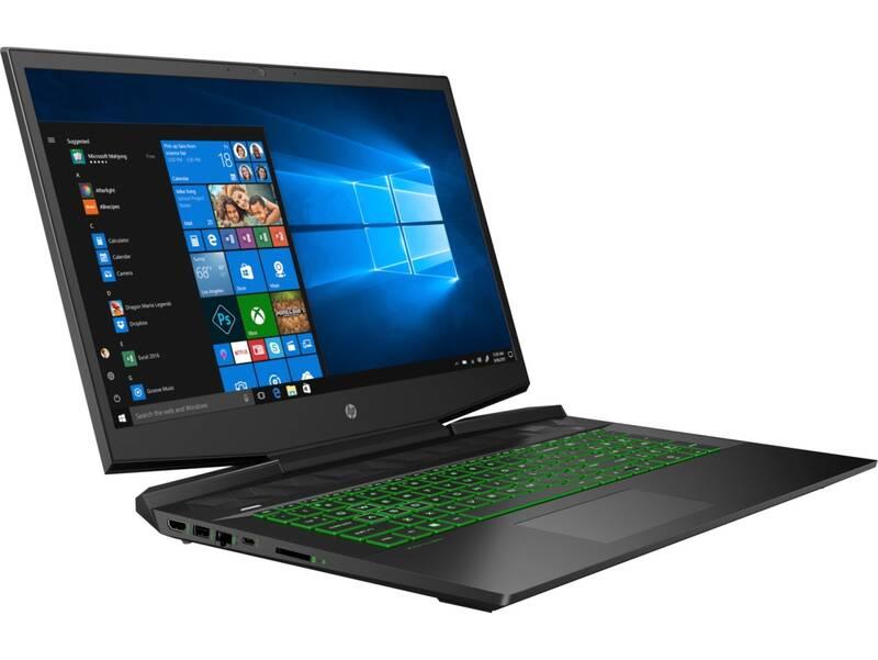 Notebook HP Pavilion Gaming 17-cd0020nc černý zelený